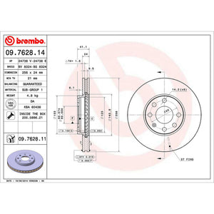 Disco De Freno Delantero Para Chevrolet Astra 2000-2008