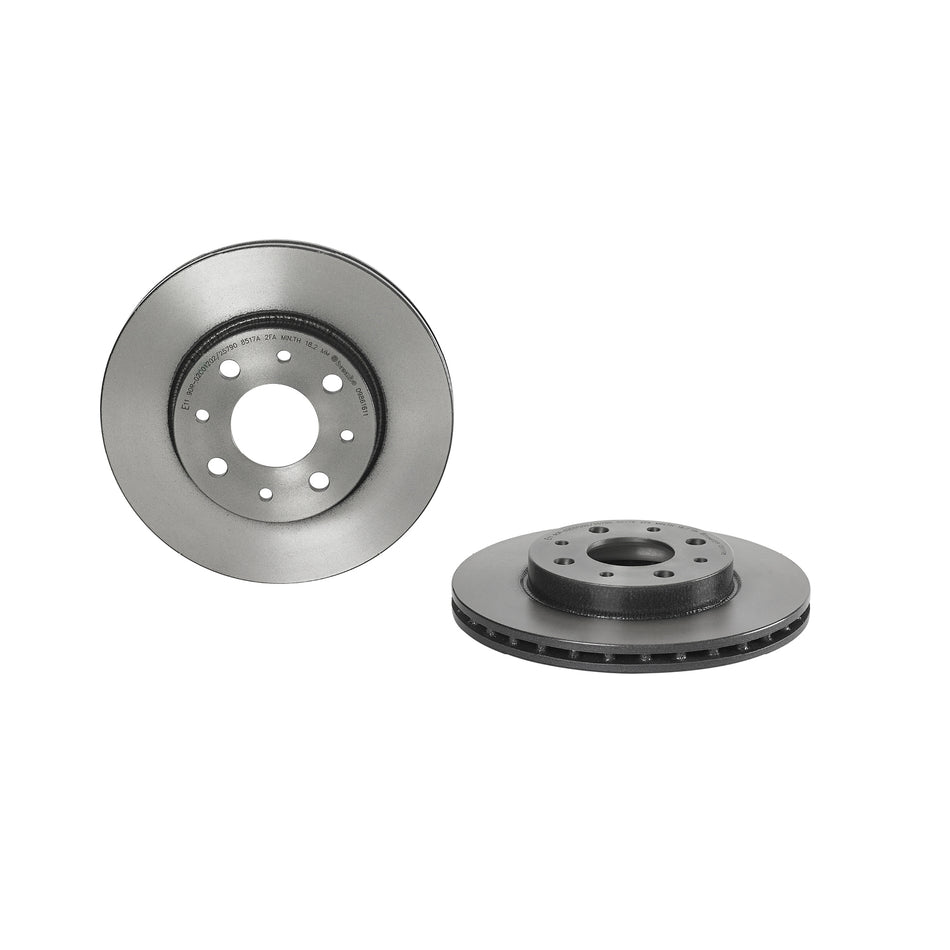 Disco De Freno Delantero Para Fiat Panda 2007-2012