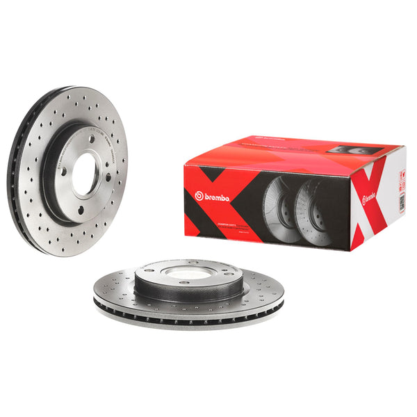 Disco De Freno Delantero Para Ford Fiesta 2011-2019