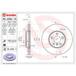 Disco De Freno Delantero Para Mini Cooper 2014-2014