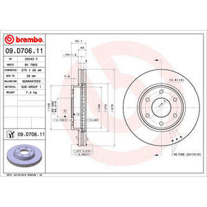 Disco De Freno Delantero Para Nissan Np300 2016-2017