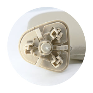 Visera Derecha Beige Corolla 2003-2008 Manijauto
