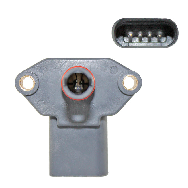 Sensor MAP P/ Volkswagen Pointer 1998-2009 L4 1.8L SOHC Naturalmente Aspirado