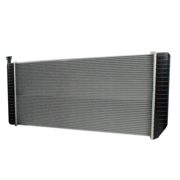 Radiador Automotriz Cadillac Chevrolet Escalade Blazer, Silverado Sport, C4500, 2500, Chetenne, Custum T/A 99-00 32mm Tubo Soldado