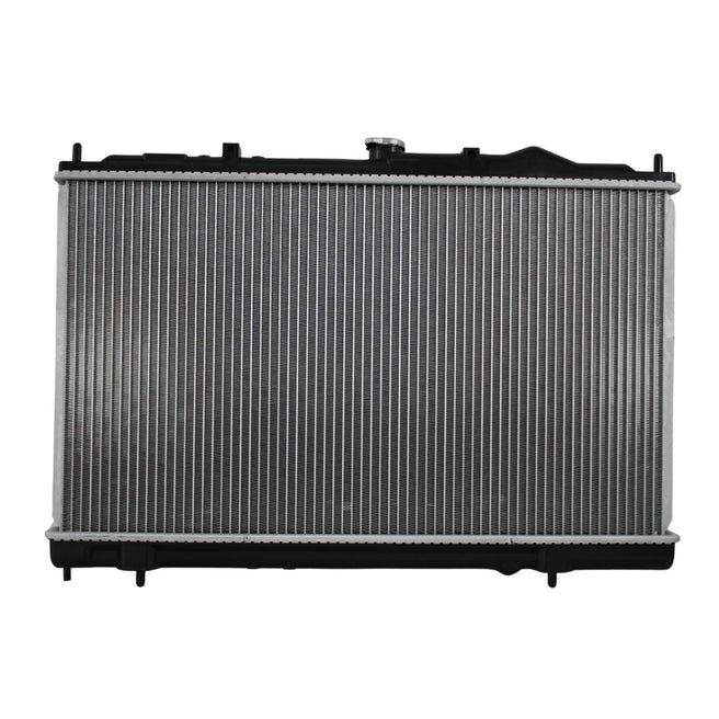 Radiador Automotriz Mitsubishi Mirage DE, LS, ES T/A 97-02 16mm Tubo Soldado