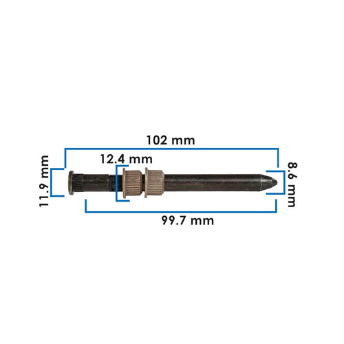 Perno Bisagra de Puerta Negro Chevrolet S10 82-94 Manijauto