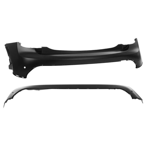 FASCIA TRASERA MN COOPER 22-24 P/ PINTAR C/HOYO P/SENSOR CLASSIC/RESOLUTE/ L3/L4 3/4 CILINDROS 1.5L 3/5 PUERTAS