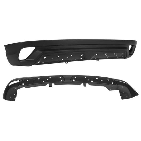 FASCIA TRASERA MT ECLIPSE CROSS 18-21 C/HOYOS P/MOLDURA GLS/GLX/LIMITED L4 4 CILINDROS 1.5L 5 PUERTAS INFERIOR