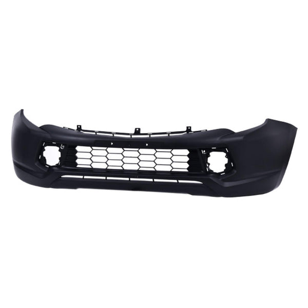 FASCIA DELANTERA MT L200 16-19 P/PINTAR C/PARRILLA C/SPOYLER S/HOYO P/MOLDURA