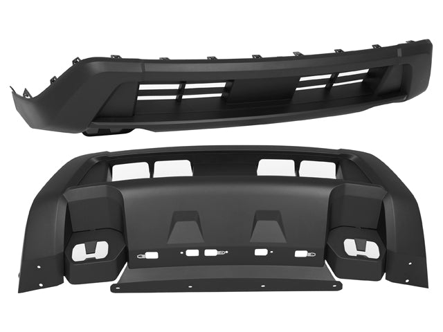 FASCIA DELANTERA NS FRONTIER PRO-4X 22-23 INFERIOR CORRUGADA C/HOYO P/GANCHO 4X4 V6 6 CILINDROS 3.8L 4 PUERTAS