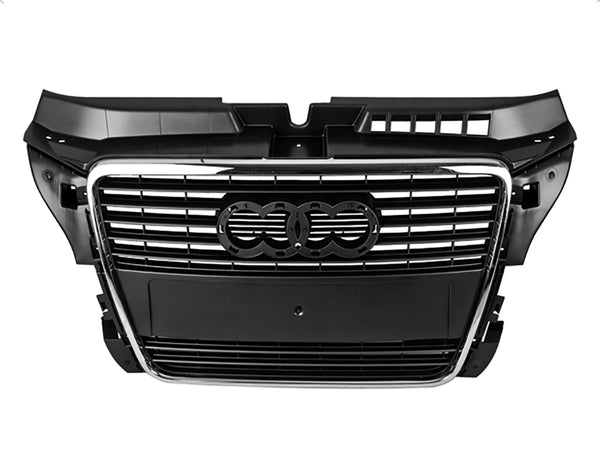 Parrilla Ad A3 09-12 C/Moldura Cromada P/ Audi A3 2009-2012