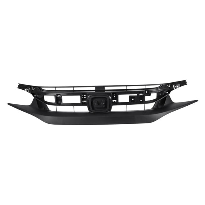 Parrilla Hd Civic 19-21 Negra Mate S/Moldura Ex/I-Style/Turbo Plus L4 4 Cilindros 2. P/ Honda Civic 2019-2021