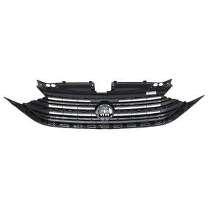 Parrilla Superior Negra Cromada Jetta 2022-2024