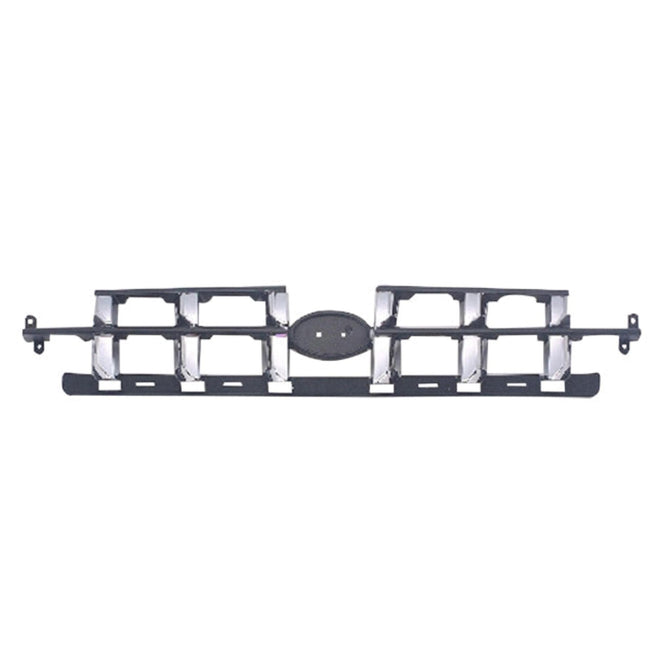 Parrilla Hy Accent 00-02 Cromada Gl L4 4 Cilindros 1.5/1.6L 4 Puertas P/ Hyundai Accent 2000-2002
