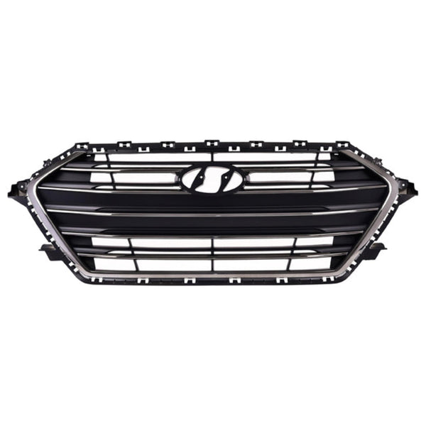 Parrilla Hy Elantra 17-18 Cromada P/ Hyundai Elantra 2017-2018