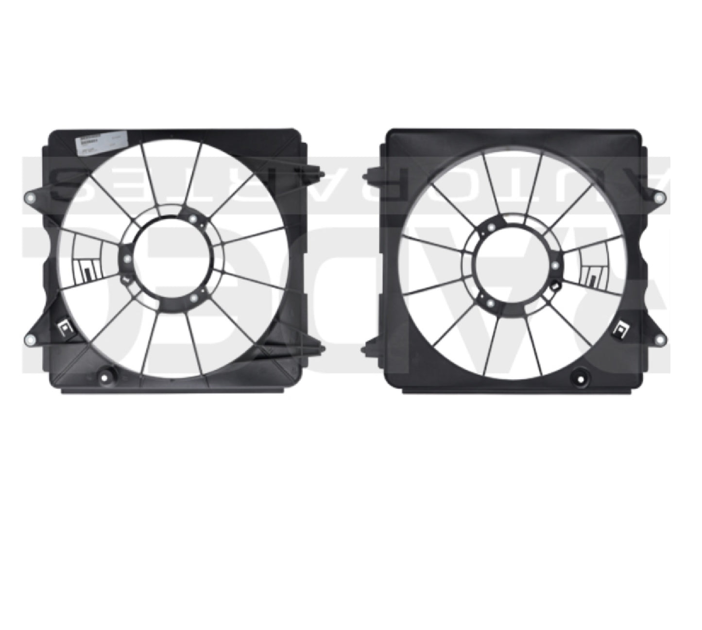 Tolva Ventilador Hd Civic 06-11 2/4 Puertas