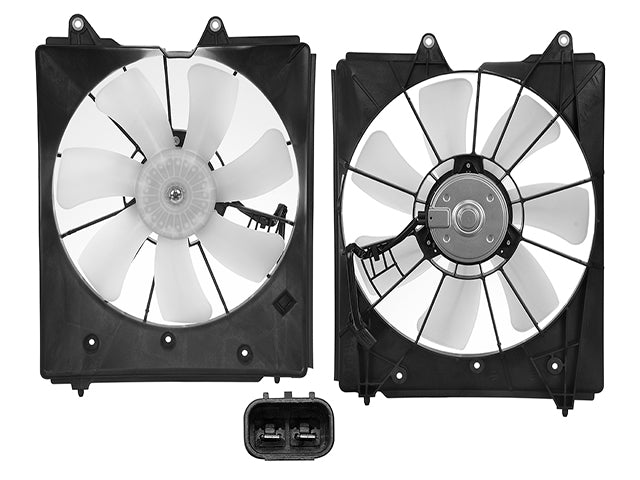 MOTOVENTILADOR AC TL 09-14 V6 3.5, 3.7L P/RAD SENCILLO COMPLETO 2 PINES TY