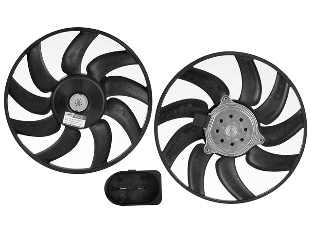 MOTOVENTILADOR AD A4 09-16 L4 1.8, 2.0/V6 3.0, 3.2L P/AA ASPAS Y MOTOR 2 PINES KF