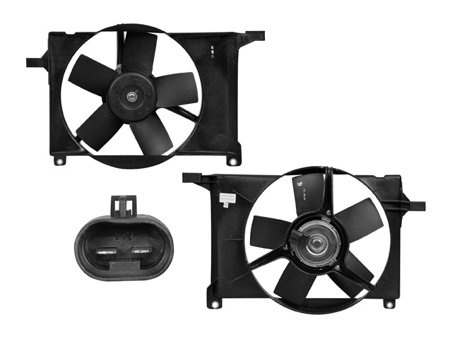 Motoventilador P/ Chevrolet Chevy 1994-2012