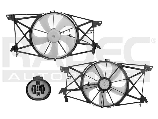 MOTOVENTILADOR DG RAM 19-20 V8 6.4 LTS P/RAD SENCILLO COMPLETO 2 PINES KS