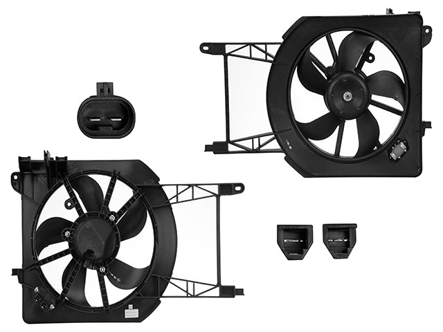 MOTOVENTILADOR FT PALIO ADVENTURE 13-20 L4 1.6L P/RAD C/RESISTENCIA SENCILLO COMPLETO 2 PINES KS