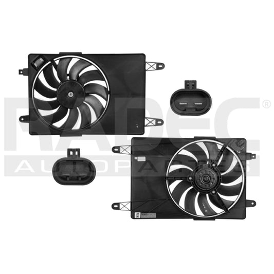 Motoventilador P/ Ford Fiesta 2002-2010