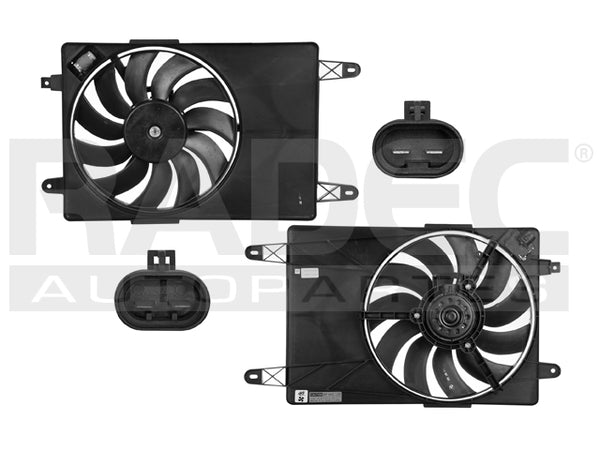 Motoventilador P/ Ford Fiesta 2002-2010