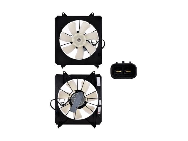 Motoventilador de Aire Acondicionado Sencillo para Honda Accord 2013-2017 L4 2.0L L4 2.4L Completo 2 Pines