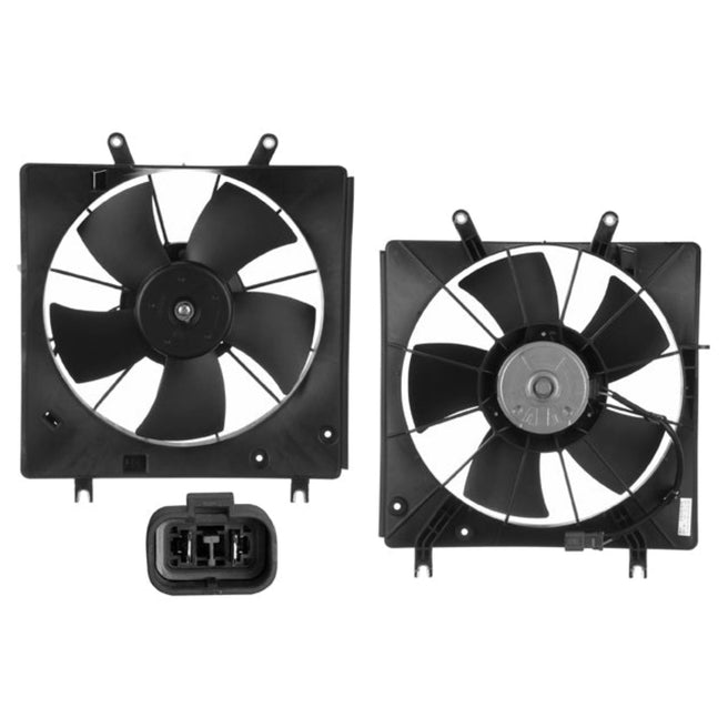 Motoventilador de Radiador Sencillo para Honda Accord 2003-2007 V6 3.0L Completo 2 Pines