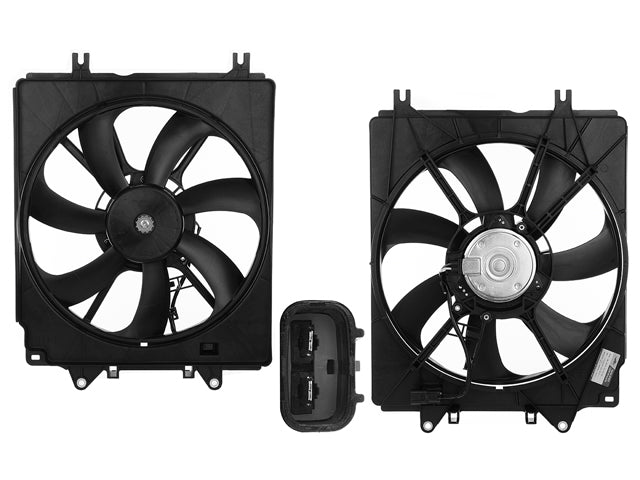 MOTOVENTILADOR HD CR-V 23-24 L4 1.5, 2.0L P/AA SENCILLO COMPLETO 2 PINES KF