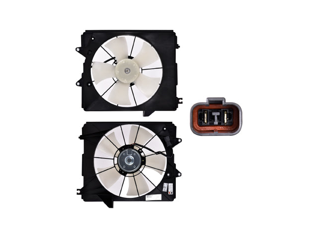 Motoventilador de Radiador Sencillo para Honda Odyssey 2005-2010 V6 3.5L Completo 2 Pines
