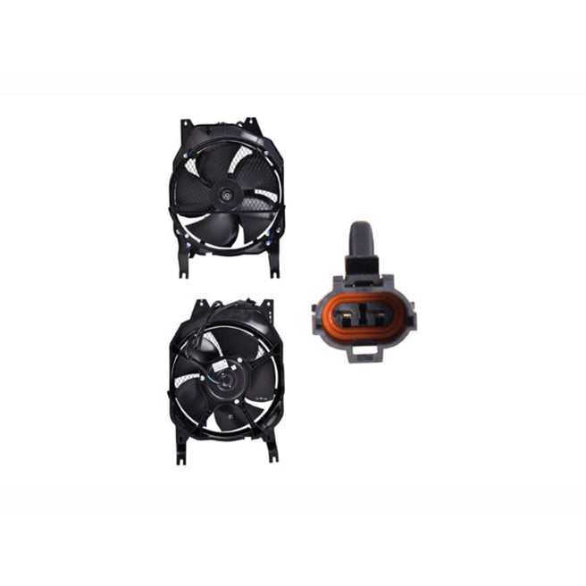 Motoventilador de Aire Acondicionado Sencillo para Isuzu Trooper 1998-2002 V6 3.5L Completo 2 Pines