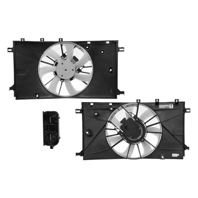 Motoventilador de Radiador Sencillo para Toyota Corolla 2020-2024 L4 2.0L Completo 2 Pines