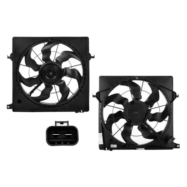 Motoventilador P/ Hyundai Santa Fe Sport 2013-2018