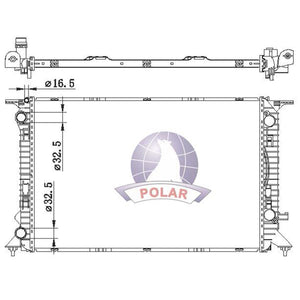 Radiador A6 Manual 2012-2018 Polar