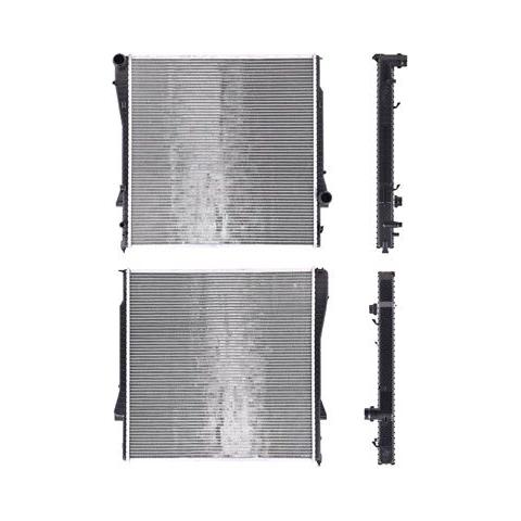Radiador Bw X5 00-06 L6 3.0 Lts/V8 4.4, 4.8 Lts Aut C/S Aa 23 2/9X23 1/2X40Mm Alum Sold Polar