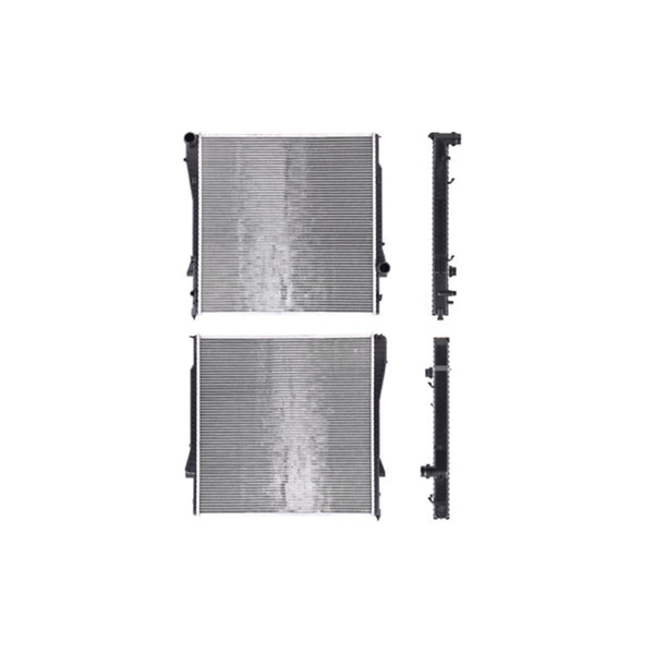 Radiador Bw X5 00-06 L6 3.0 Lts/V8 4.4, 4.8 Lts Aut C/S Aa 23 2/9X23 1/2X40Mm Alum Sold Polar