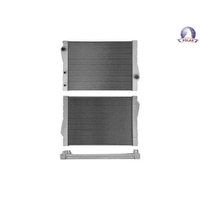 Radiador Bw X5 11-13 L6 3.0 Lts Aut C/S Aa 26 2/3X15 2/3X40Mm Alum Sold Polar