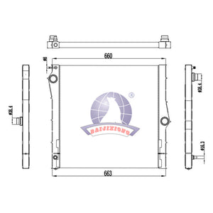 Radiador Con A/C X5 Manual 2007-2010 Polar