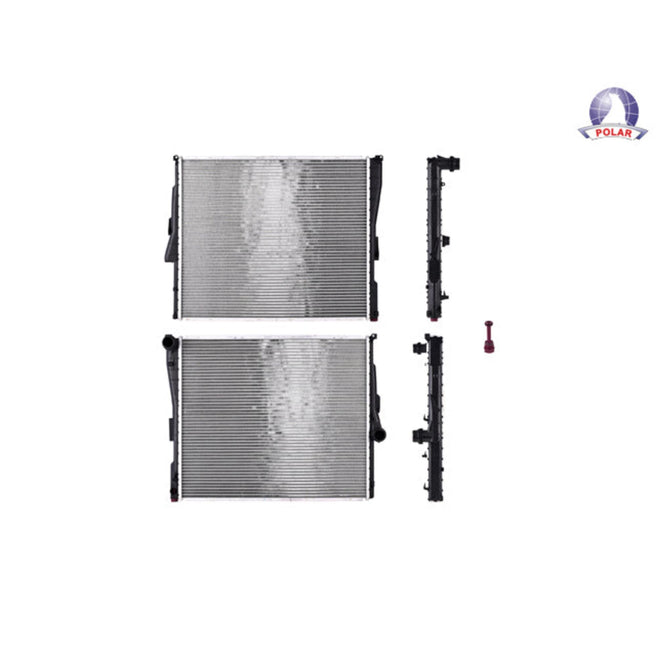 Radiador Bw X3 04-06 L6 2.5, 3.0 Lts Aut C/S Aa 22 5/6X19 3/5X32Mm Alum Sold Polar
