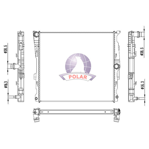 Radiador X3 Manual 2011-2015 Polar