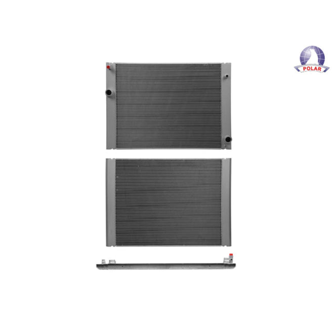 Radiador Bw 525I 04-05 L6 2.5, 3.0 V8 4.8 Lts Aut C/S Aa 24 1/3X19 1/7X32Mm Alum Sold Polar