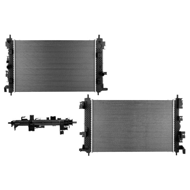 Radiador Bk Envision 16-20 L4 2.0, 2.5 Lts Aut C/S Aa 26 7/9X17X26Mm Alum Sold Polar