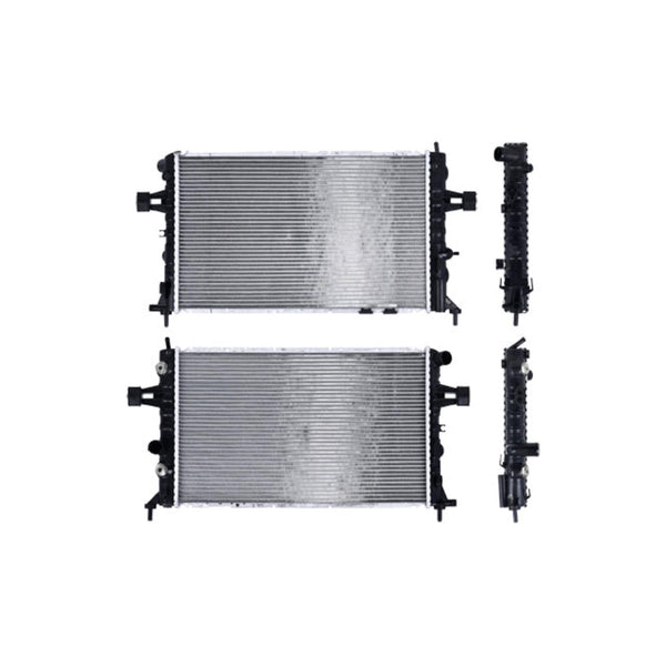 Radiador Cv Astra 00-05 L4 1.8, 2.0, 2.2, 2.4 Lts C/Aa Aut 23 5/8X14 1/2X32Mm Alum Sold Polar
