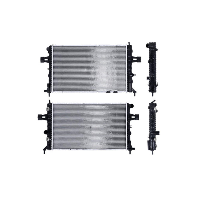Radiador Cv Astra 00-05 L4 1.8, 2.0, 2.2, 2.4 Lts C/Aa Aut 23 5/8X14 1/2X32Mm Alum Sold Polar