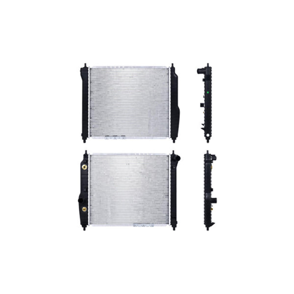 Radiador Cv Aveo 04-08 L4 1.6/1.5 Lts C/S Aa Aut 18 8/9X16 1/2X16Mm Alum Sold Polar