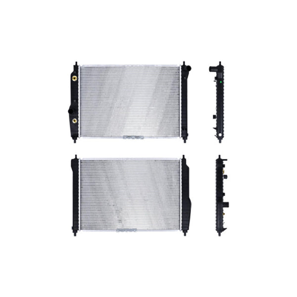 Radiador Cv Aveo 04-08 L4 1.5, 1.6 Lts C/Aa Aut 23 5/8X16 1/2X16Mm Alum Sold Polar