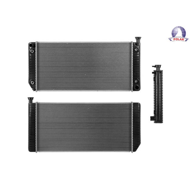 Radiador Cv Blazer/Suburban 94-00 V8 5.0, 5.7 Lts Aut C/S Aa Doble Enfriador De Aceite 34X17 1/4X56Mm Alum Sold Polar