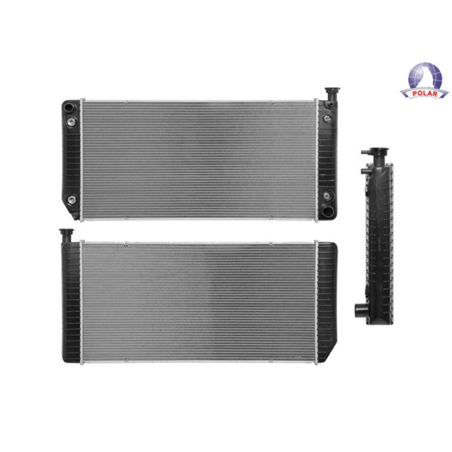 Radiador Cv Blazer/Blazer/C1500/C2500/C3500/C35/K1500/K2500 92-94 5.0, 5.7, 7.4 Lts 2 Enfriadores C/S Aa Aut 34X17 1/4X56Mm Alum Sold Polar