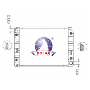 Radiador Caprice Automático 1994-1995 Polar